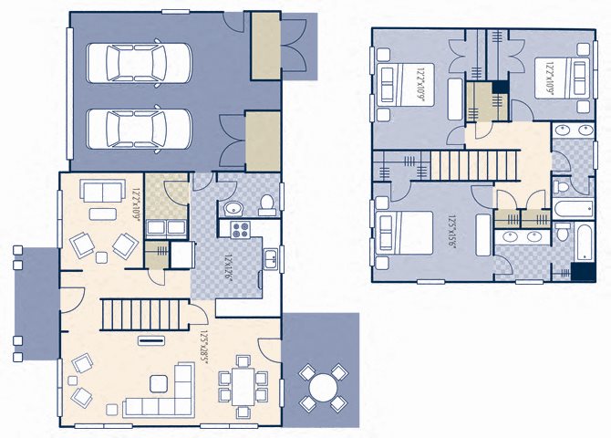 Air Commando Village 1910 Floor Plan 1